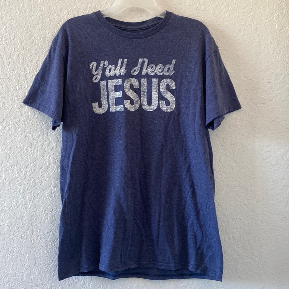 ✅Men JESUS Tee Shirt Size M